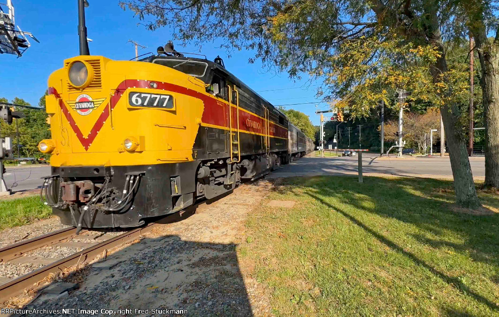 CVSR 6777 is kissed by the evening sun.